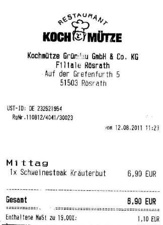 aagf Hffner Kochmtze Restaurant